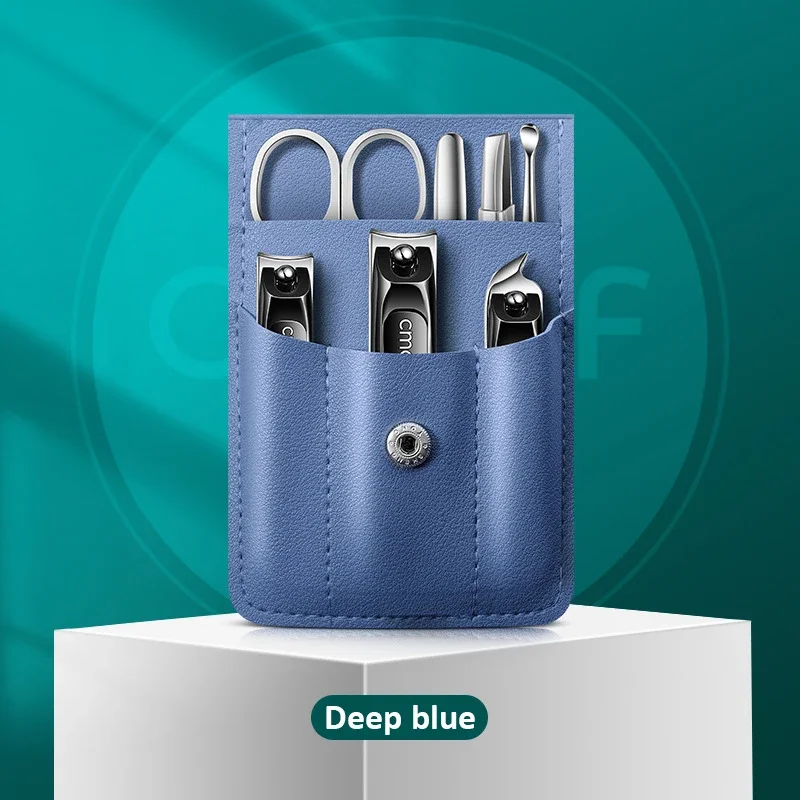 

Absolutely exquisite practical nail art set, stainless steel professional nail clipper file eyebrow tweezers and other tools