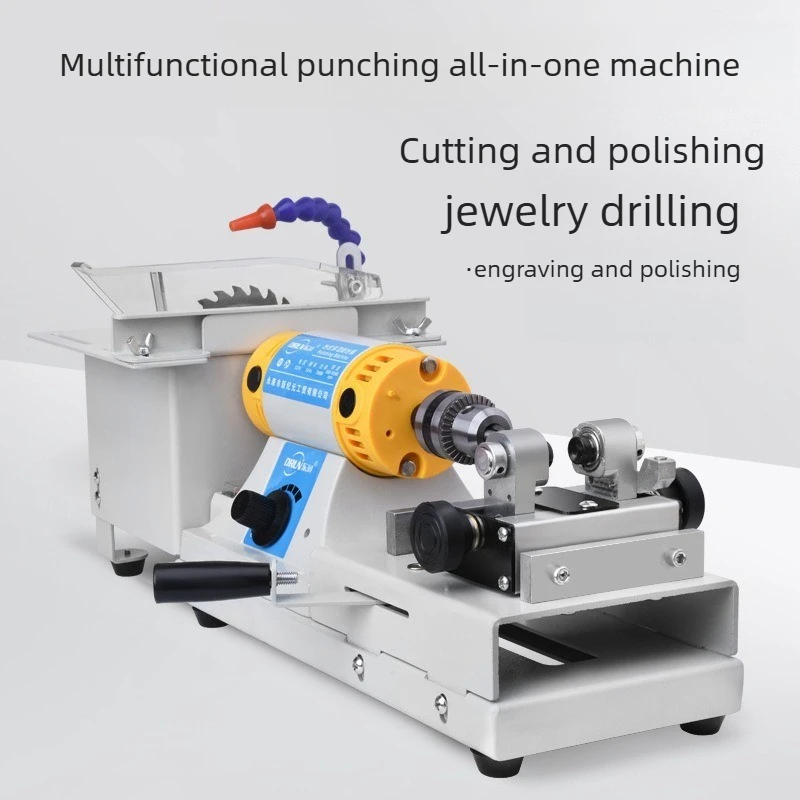 Multifunctional Table Mill Jade Cutting Machine Drilling Grinder Engraving Machine Buddha Bead Polishing Machine Beeswax