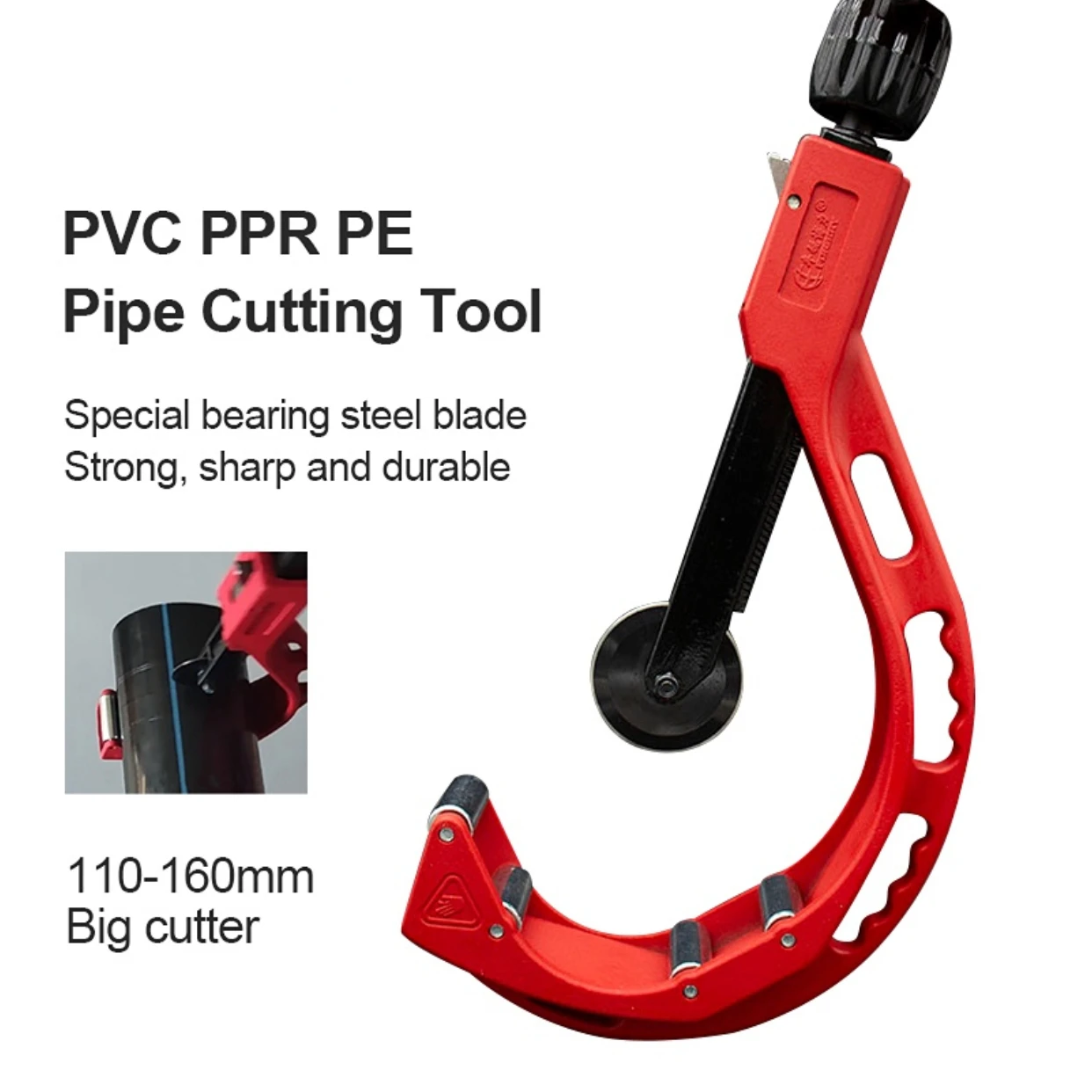 tipo do Rolo o Cortador de do Tubo Metal Scissor Carregando o Cortador da Tubulação Tubo de Cobre Ferramentas de Corte do Encanamento 110200 mm Pvc pp pe Aço Inoxidável
