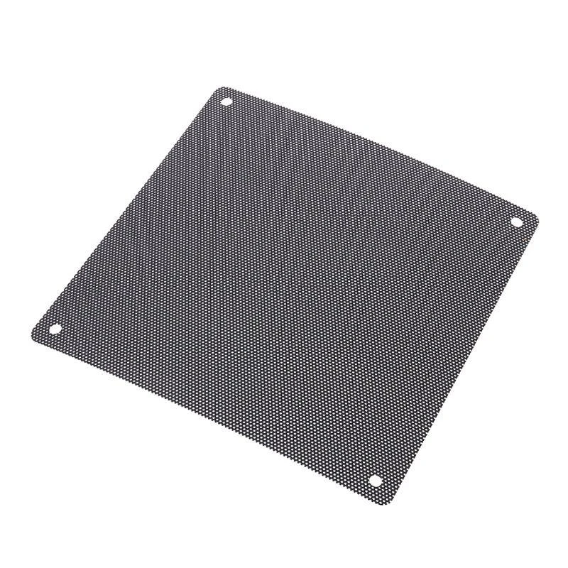 Cuttable Computer Mesh Dustproof Cover Chassis Dust Cover,140x140mm DIY PVC PC for Case Fan Cooler Black Dust Filter DIY