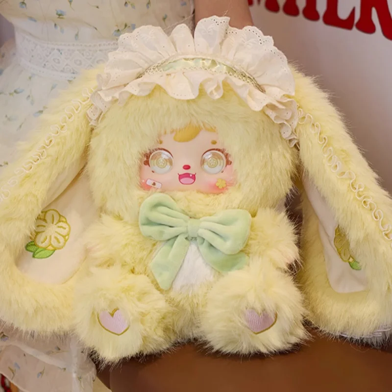 Echte Samuel Bunny Elf 680% serie Blind Box schattige grote pluche pop slaap metgezel slaapkamer decoratie ornament meisjes kindercadeau