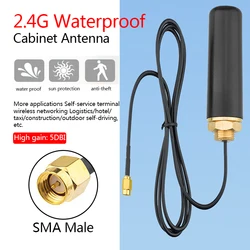 EOTH-miniantena DTU para exteriores, 2,4G, wifi, omnidireccional, 433mhz, 868mhz, 4g, impermeable, cable de 1m, sma, Estación base macho