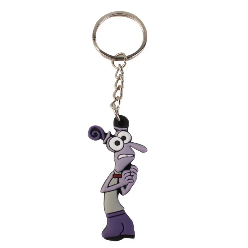 Criativo Cartoon Inside Out Disney Série PVC Chaveiro Boneca, Pingente para Homens e Mulheres, Acessório Universal Produto Decorativo