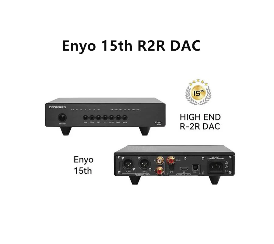 

Denafrips Enyo 15th R2R Architettura DSD Veramente Bilanciata 24 bit R2R + 6 bit DSD Supports DSD, PCM Decoding, Up To 1536KHz