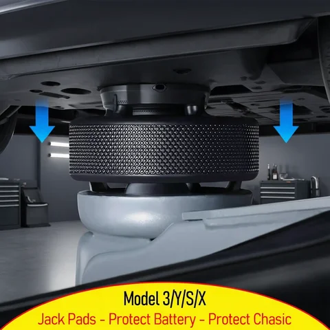 4pcs Lifting Jack Pads for Tesla Model 3 Y S X Juniper Accessories Rubber Puck Chassis Lift Stand Adapter Battery Protective Pad