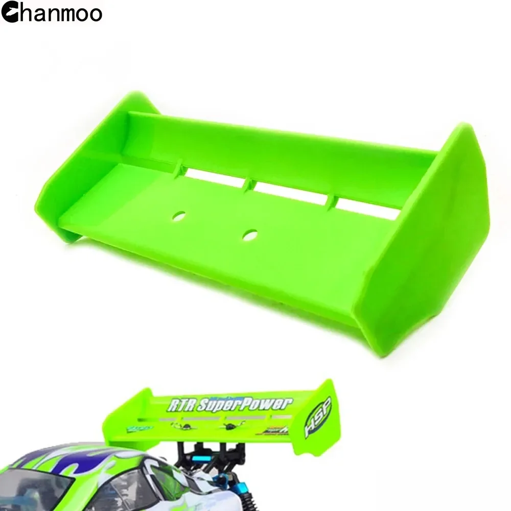 Chanmoo 1/10 RC Tail Wing Soft Plastic Rear Spoiler for RC Racing Car HSP 94106 94107 94166 Off Road Buggy Truck S279
