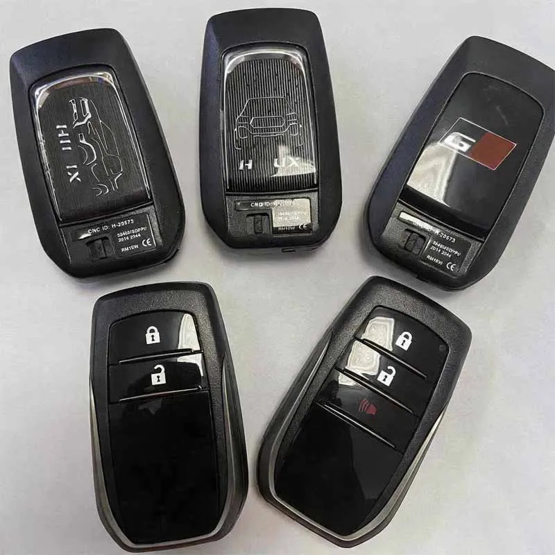 For Toyota Hilux Hilux GR Pickup Fortuner Innova Original Style Smart Remote Key Fob Board 0182 / 0010 433-434MHz 8A Chip