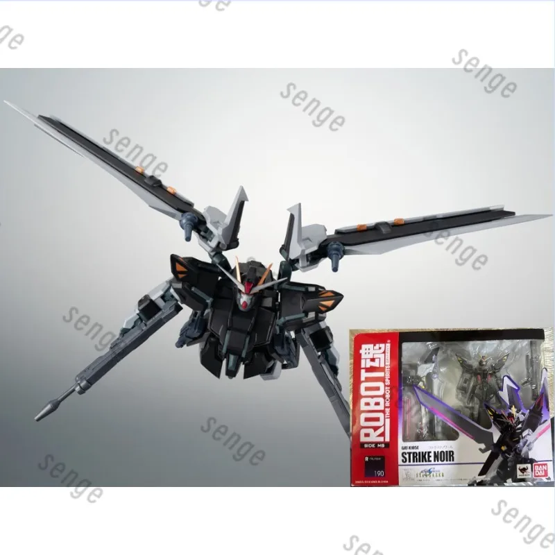 

[Genuine in stock] Bandai ROBOT Soul Strike Noir Stargazer Swain Strike E Gundam SEED movable figures toys gifts ornaments