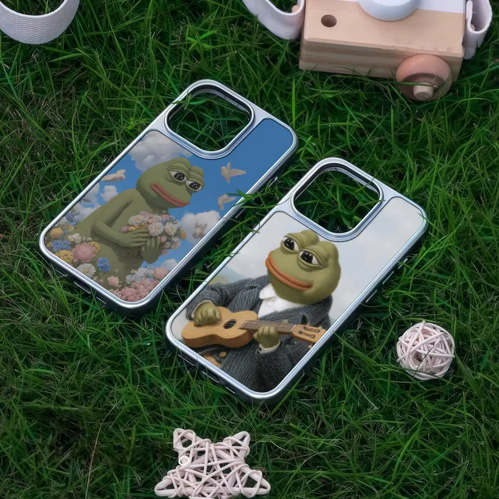 Чехол для телефона Sad Pepe the Frog для iPhone 17, 16, 15, 14, 13, 12, Pro Max Plus HD, металлический каркас, твердый корпус из углеродного волокна Чехол для телефона Sad Pepe the Frog для iPhone 17, 16, 15, 14, 13, 12, Pro Max Plus HD, металлический каркас, твердый корпус из углеродного волокна