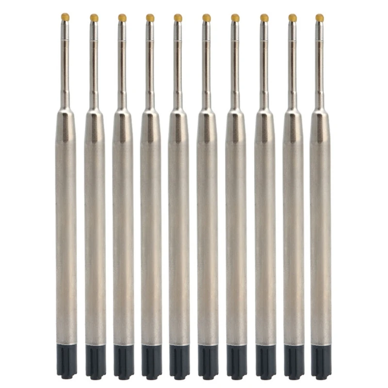 10pcs Universal Standard Blue 1MM Nib Point Pen Refills