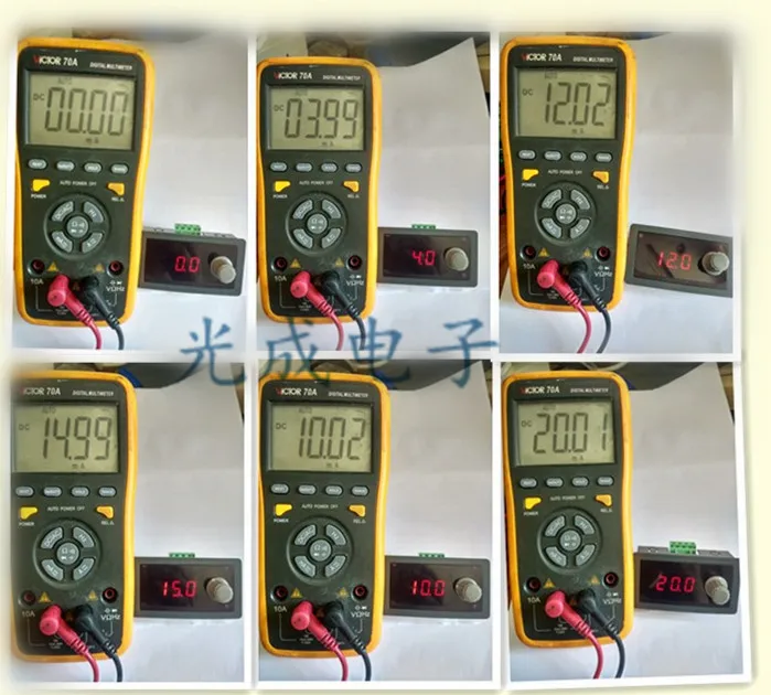 0-20 MA Signal 4-20 MA Signal Generator Current Transducer Constant Current Source PLC Debugging Valve Control