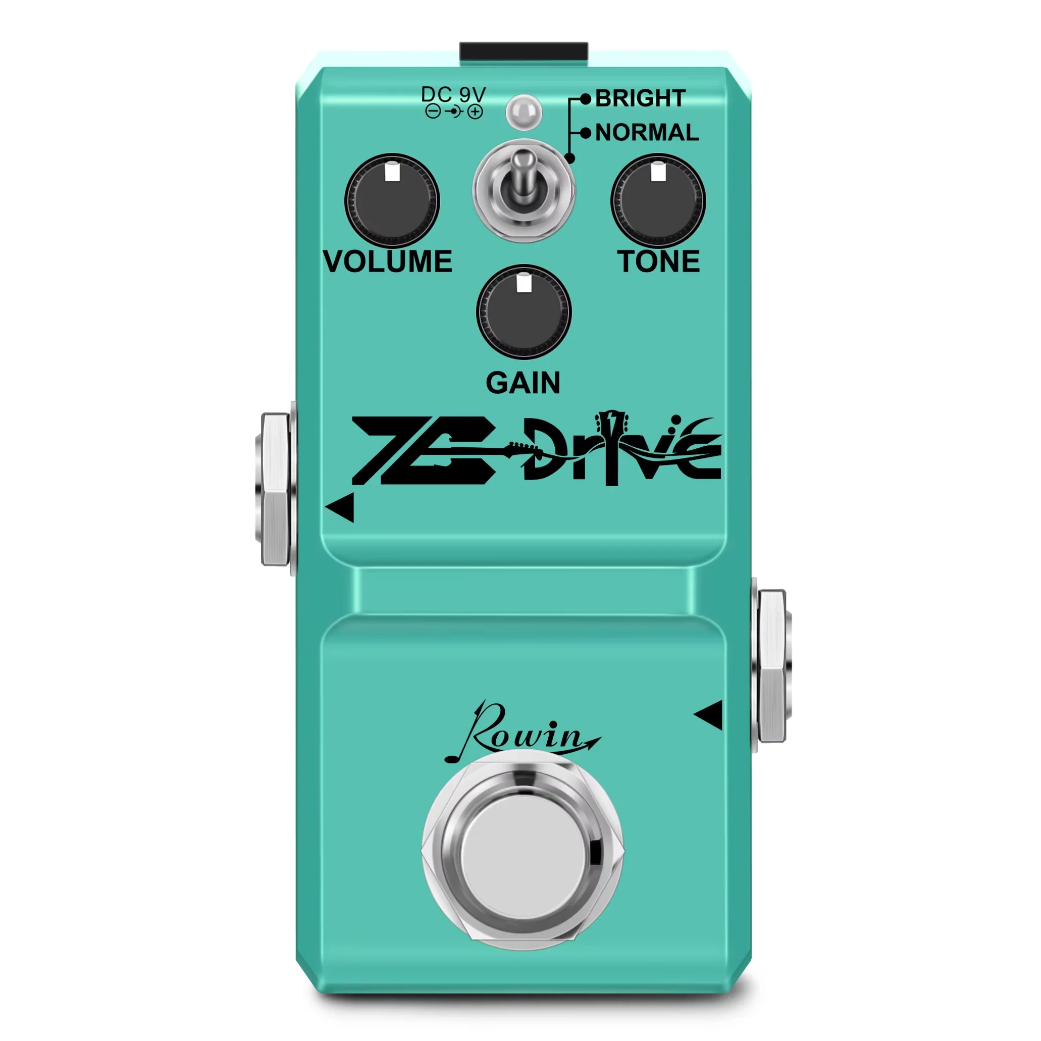 

Rowin Bass Guitar Pedal NANO Z-Drive Dynamic Balanced OverDrive and Distortion Effect Based on Dumble AMP Dumbler Effector