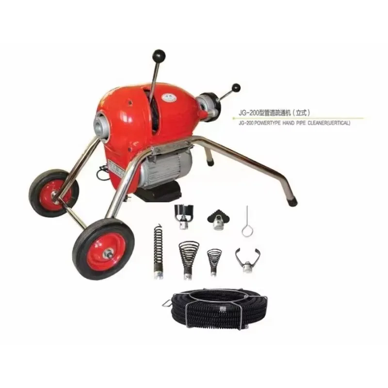 Eco-Friendly Home and Industrial Use Pipe Cleaning Machine Hand-Pushing Drain Cleaner with Spring Auger