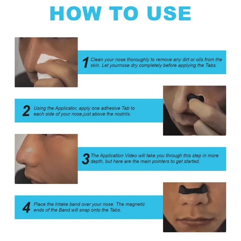 5/15/30days المغناطيسي موسع الأنف كاتب أطقم زيادة مدخل هواء تحسين النوم تقليل الشخير التنفس عبوة مشبك الأنف #6