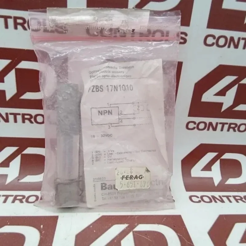 New Fzbs 17n1010 | Photoelectric Sensor, 18-32vdc, Npn, Opened Brand New Original Spot Plc