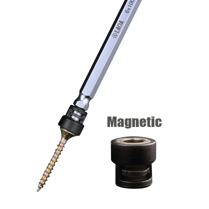 LAOA Magnetic Screwdriver S2 Alloy Steel Philips PH2 Screwdriver with Magnetism Ring Screw Driver Hand Tools