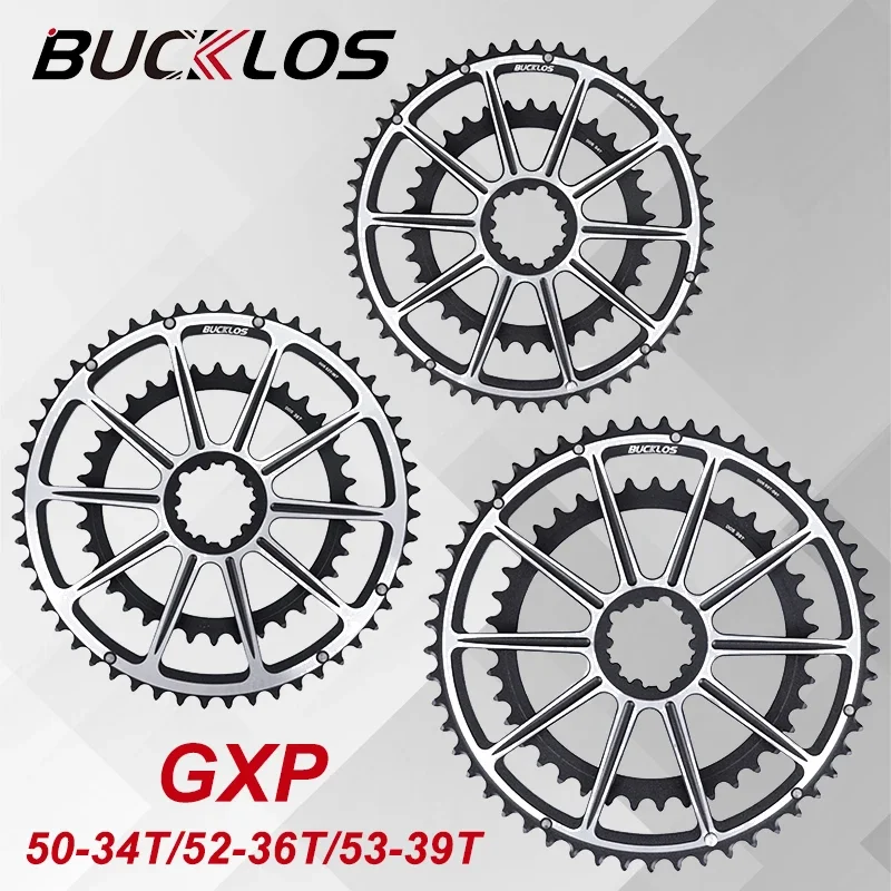 

BUCKLOS For GXP Chainwheel 50-34T 52-36T 53-39T Bicycle Chainring For Sram 8S 9S 10S 11S Gravel Road Bike Star Cycling Parts