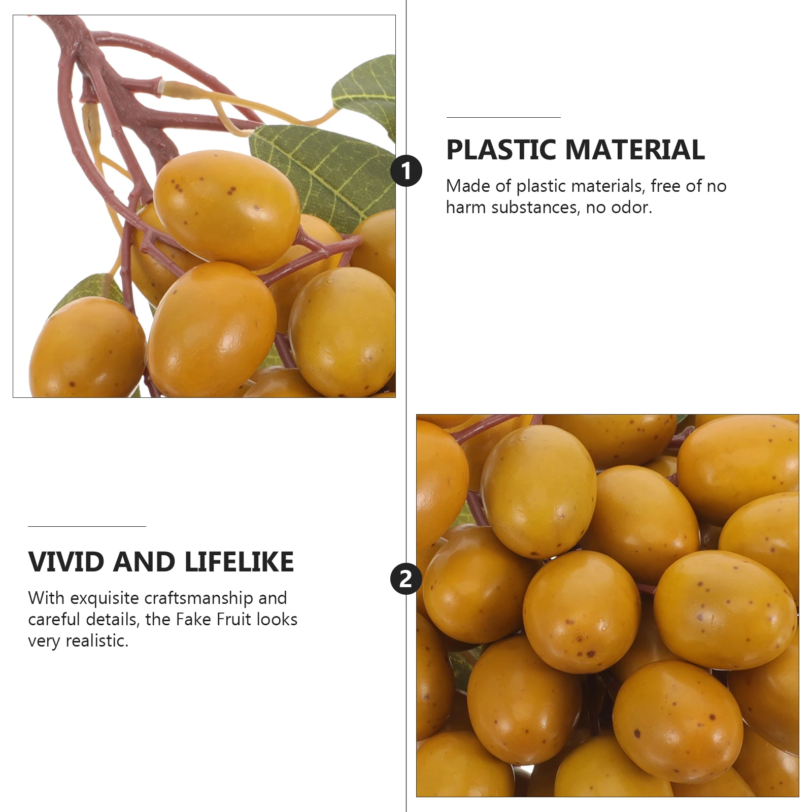 

Simulation Fake Plastic Fruits Prop Lifelike Artificial Ornament For Shop Window Display Supermarket