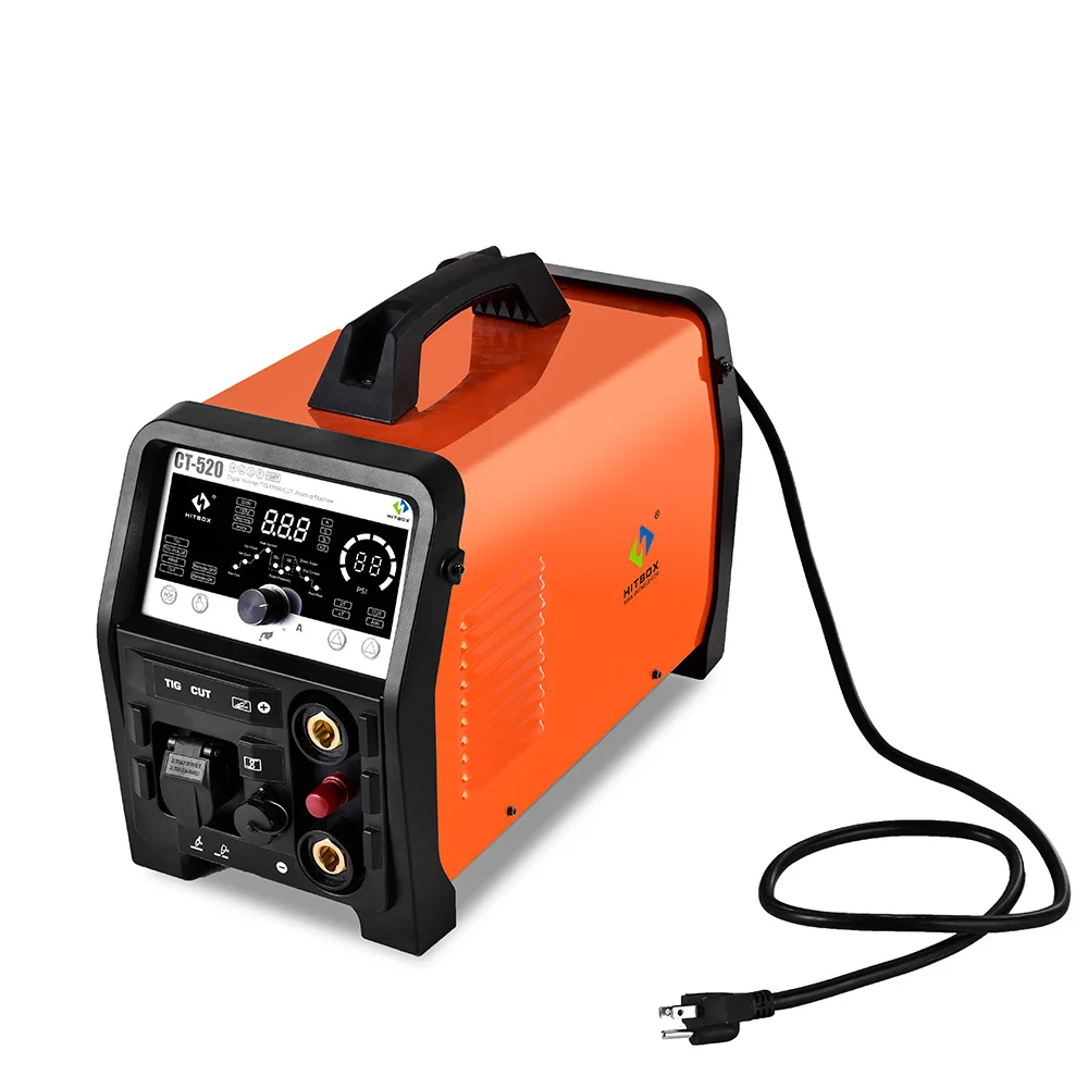 

Hot Sale HITBOX 4 In1 Plasma Cutter TIG TIG Pulse/MMA CT520 Welding Machine 5 In 1 Ac/dc Tig Hf