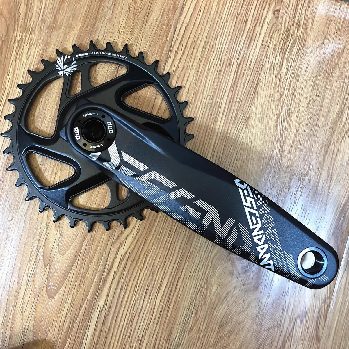 SRAM TRUVATIV DESCENDANT DH CRANKSET Lightweight DH crank set New graphics Fully MTB & Road bicycle acesssories cycling