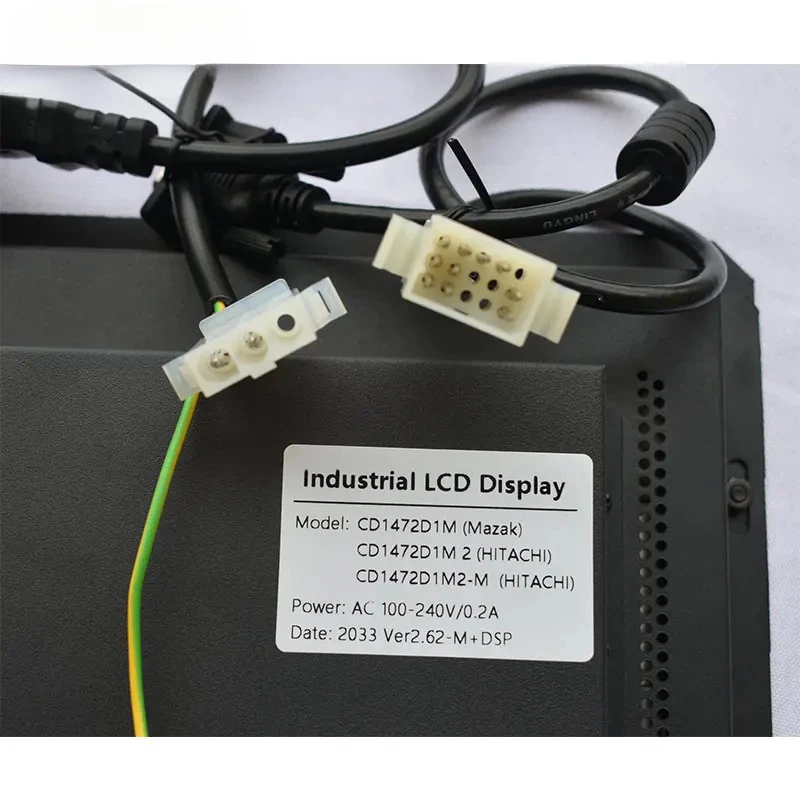 شاشة LCD صناعية باستخدام الحاسب الآلي شاشة صناعية لـ Mazak CD1472D1M HITACHI CD1472D1M 2 CD1472D1M2-M
