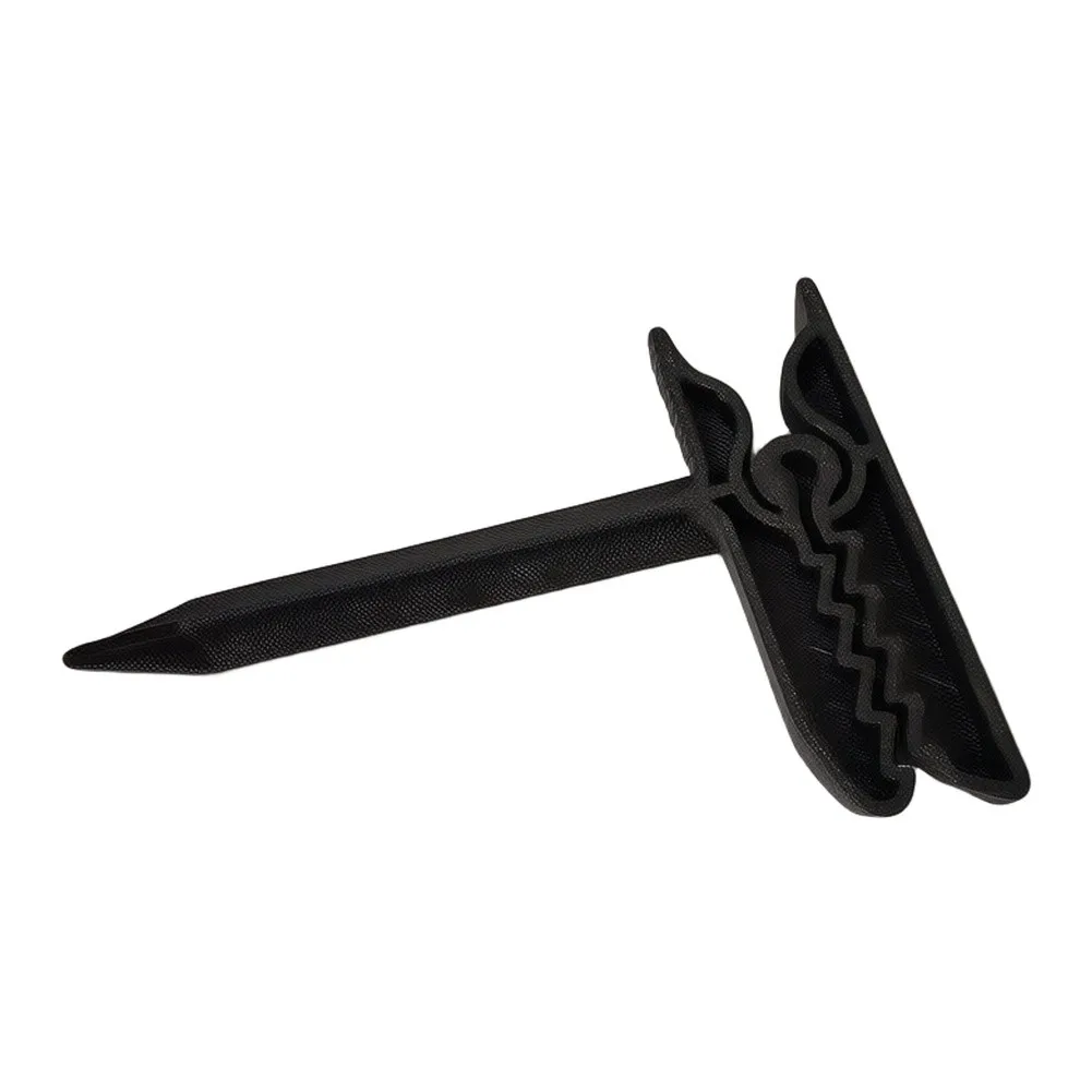 Beach Towel Peg with Sturdy Nail and Contoured Handle for Controlled Application on Blankets Mats and Lightweight Covers