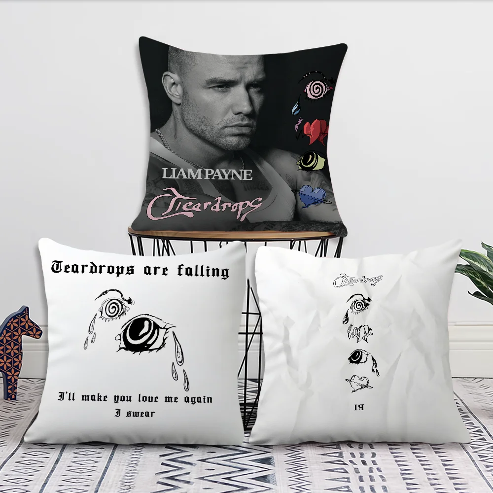 Decoration Room Home Sofa living Office Car Nordic Simplicity P-Payne Teardrops Singer L-Liam Pillow Cover