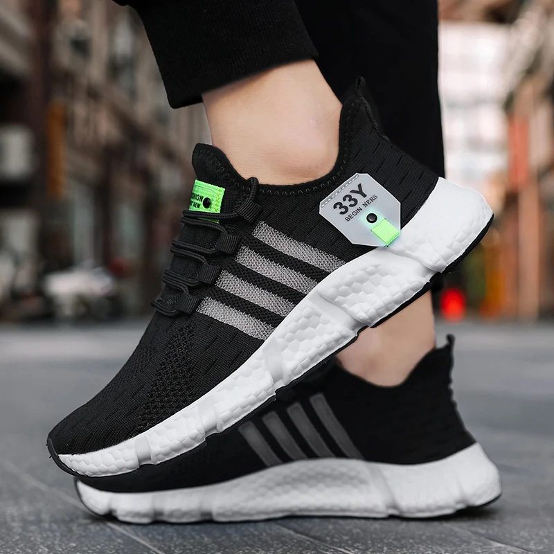 Shoes for Men's Casual Sports Shoes Fashion Breathable Outdoor Running Sneakers Comfortable Summer Walking Shoes Man Footwear