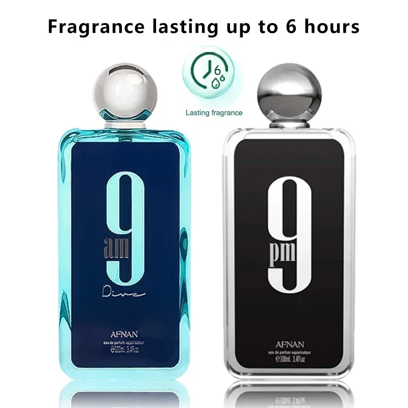 100ml Cologne 9pm High Quality Original Men's Perfume Phermonones Sexy Tоy Mens Long Lasting Hormones Body Spray Gift Set Mini