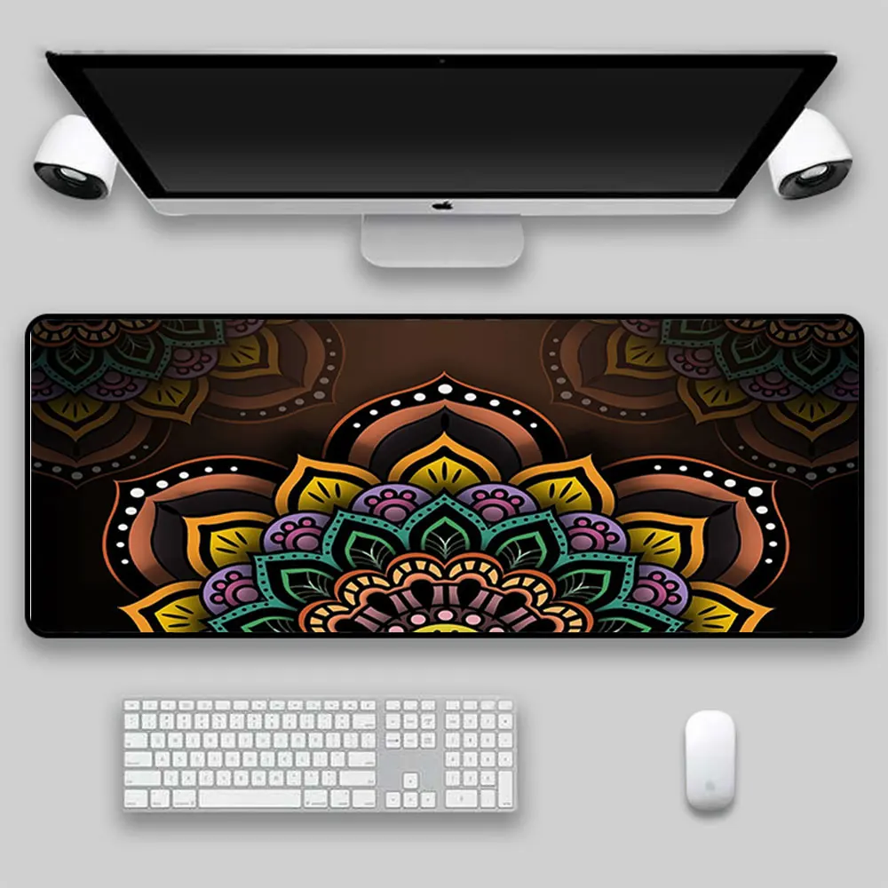 Mandala Design Bohemian Ethnic Pattern Picture Mouse Pad Accessories Print Office Mousepad Laptop Desk Mat Pad Keyboards Mat