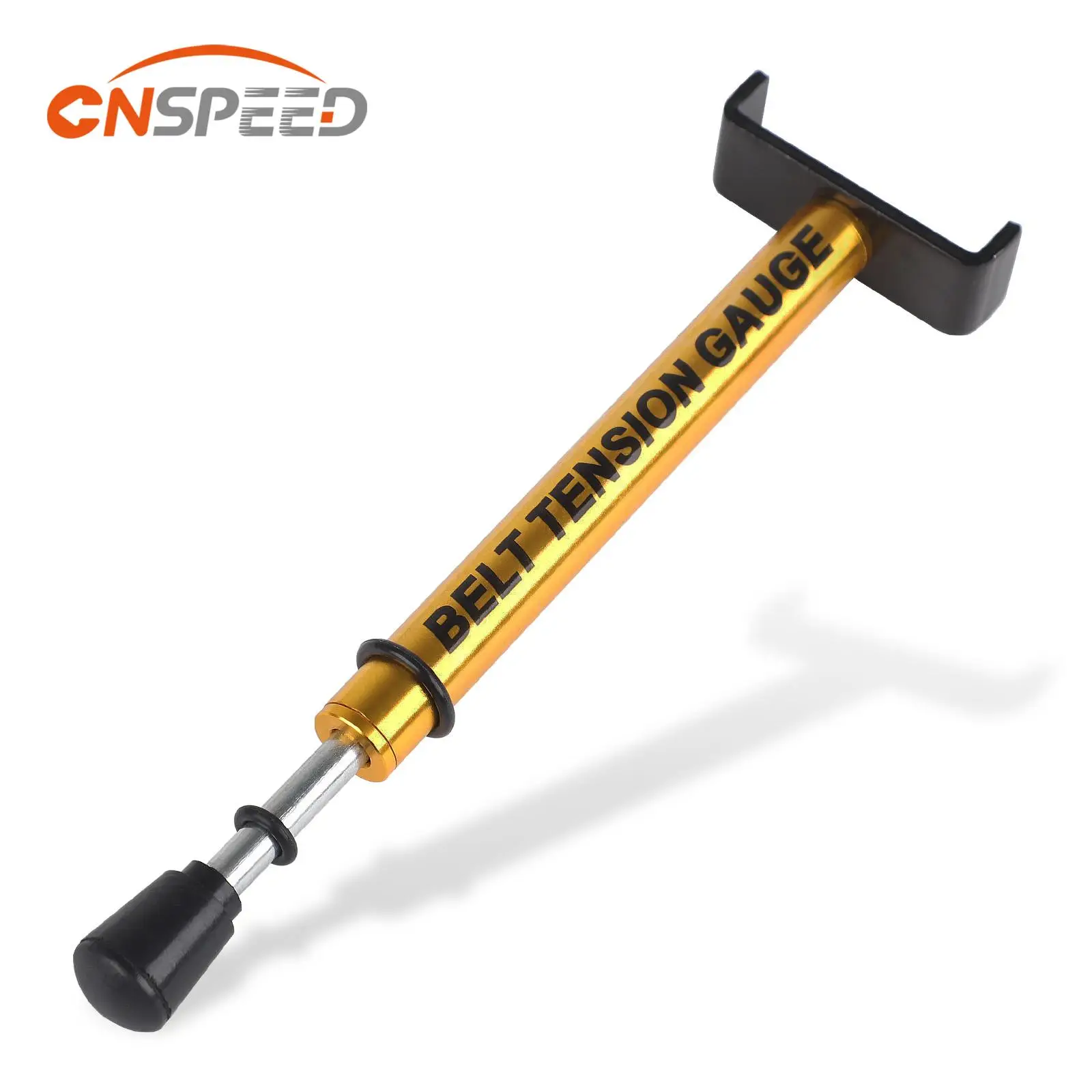 CNSPEED New 10 Lb Belt Tension Gauge Metal with L Shaped Pad Universal for Accurate Motorcycle Setting Motor Belt Tension Tester
