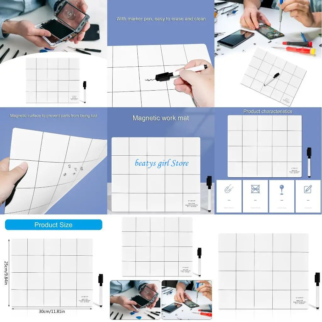 

C7AB Rubber Service Pad Technician Repair Accessory Simple to Use for Phone