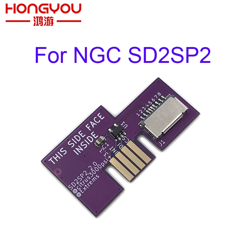 2.0 Versi For Sd2sp2 Replacement Card Adapter Card Reader For NGC SD2SP2 SDLoad GameCube Serial Port 2 Smooth FMV Low CPU Usage