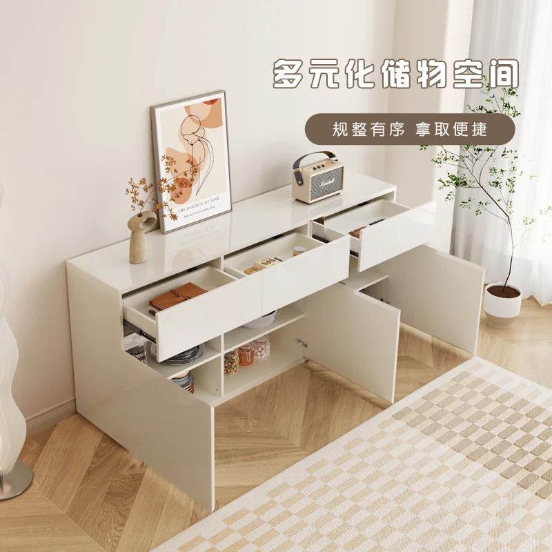 Tempered Glass Modern Restaurant Equipment Sideboard Tea and Wine Cabinet Storage Cabinet Guest