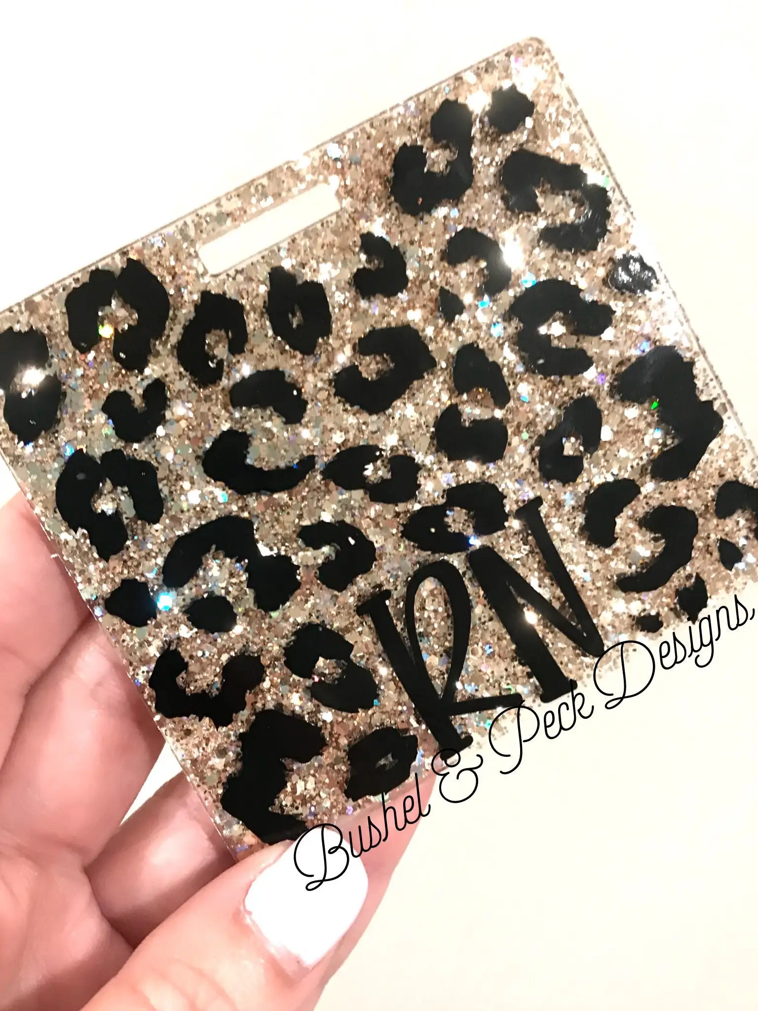 Leopard Badge Buddy: علامة معرف لامعة، حامل شارة بطبعة الفهد الذهبي، ملحق شارة لطيف للعمل والمدرسة