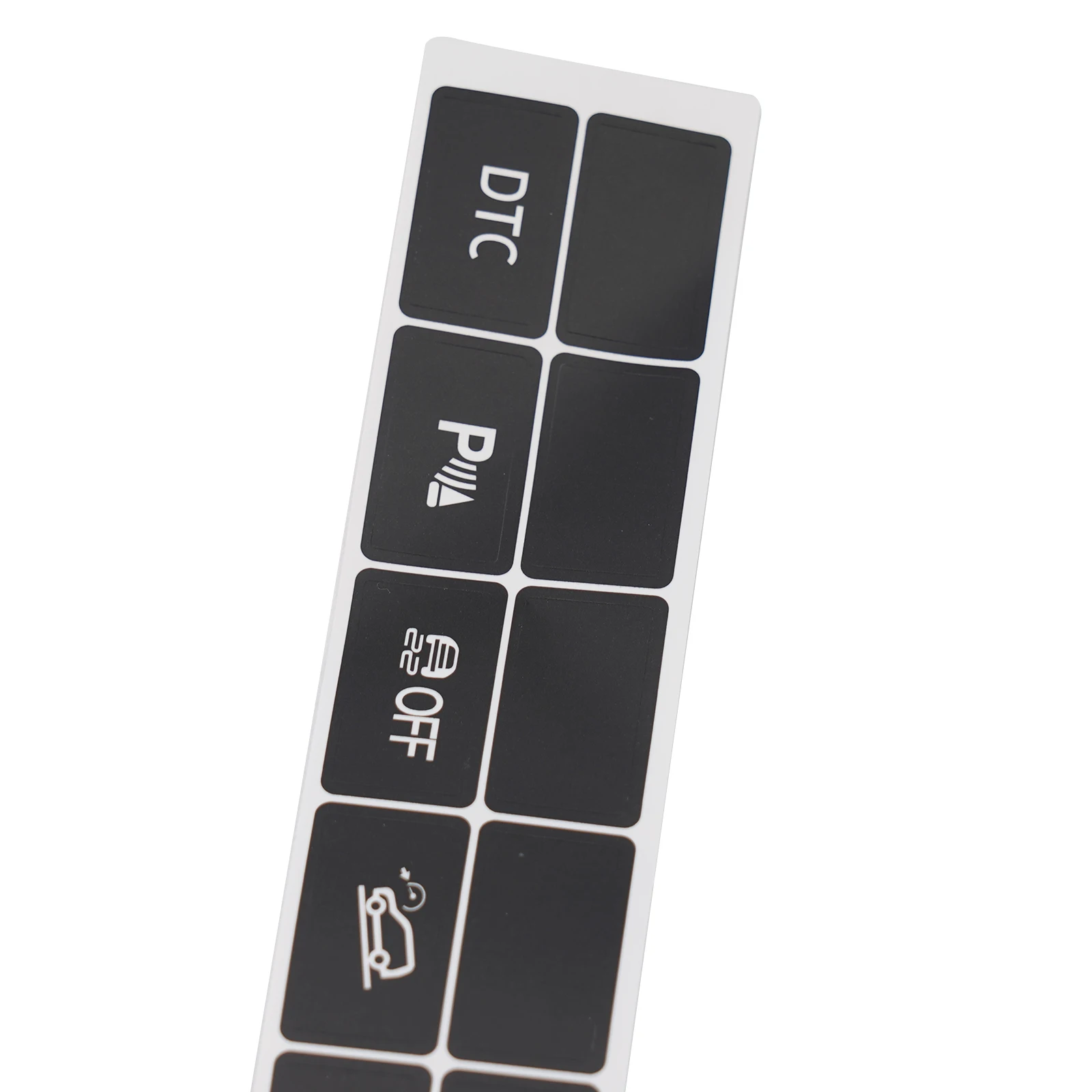 

Сменные наклейки на кнопки приборной панели для BMW E70 X6 E71 2006-2014, черный ПВХ DTC, контроль тяги, улучшенная видимость, безопасная адгезия