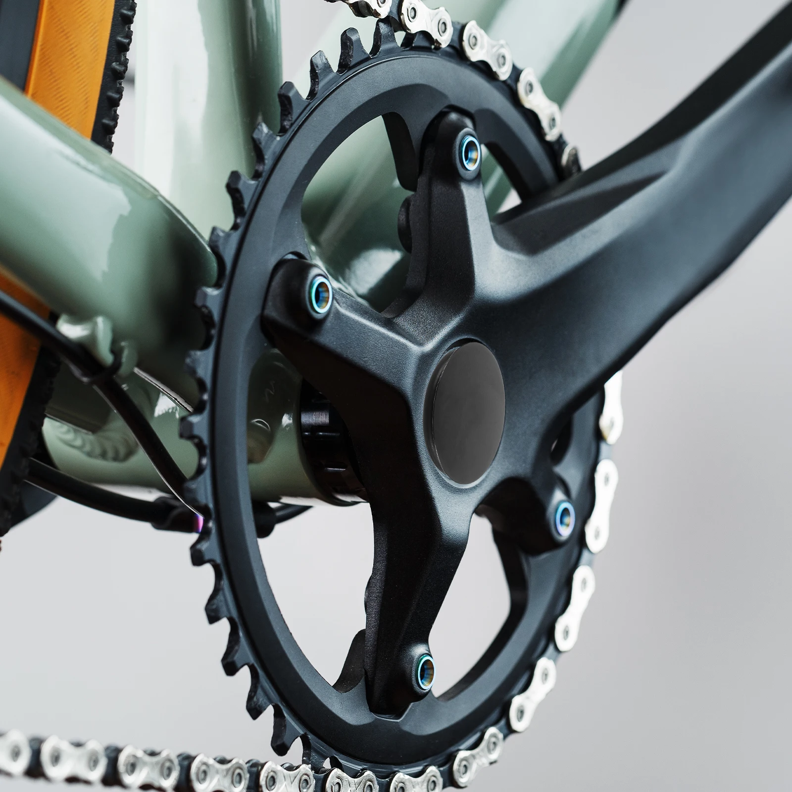 

3 Pcs Accessories Alloy Center Shaft Dust Cover Aluminum Cap Crankset Bike Hollow Crank Cover Dustproof