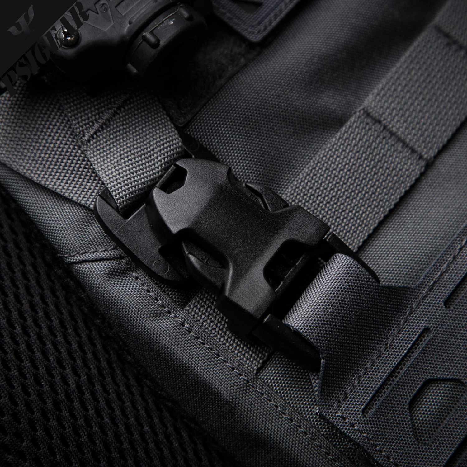 2pcs Outdoor Sports Tactical Vest Fastener Rotary Buckle Backpack Accessories 52031 Chest Bag Modification