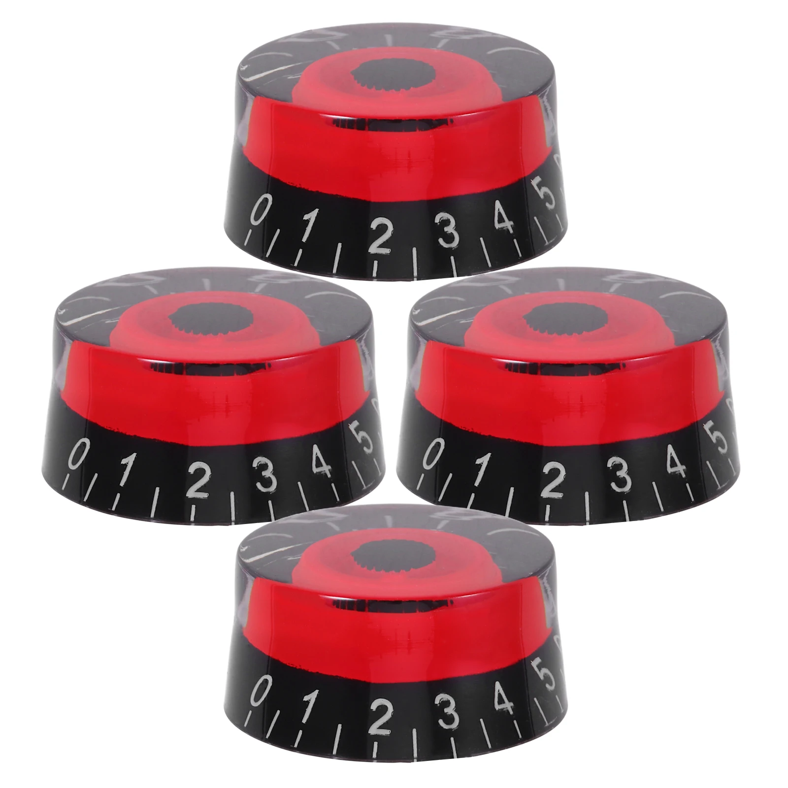 

4 Pcs Acrylic Knob Knobs Amp for Electric Guitar Effect Pedal Control Amplifier