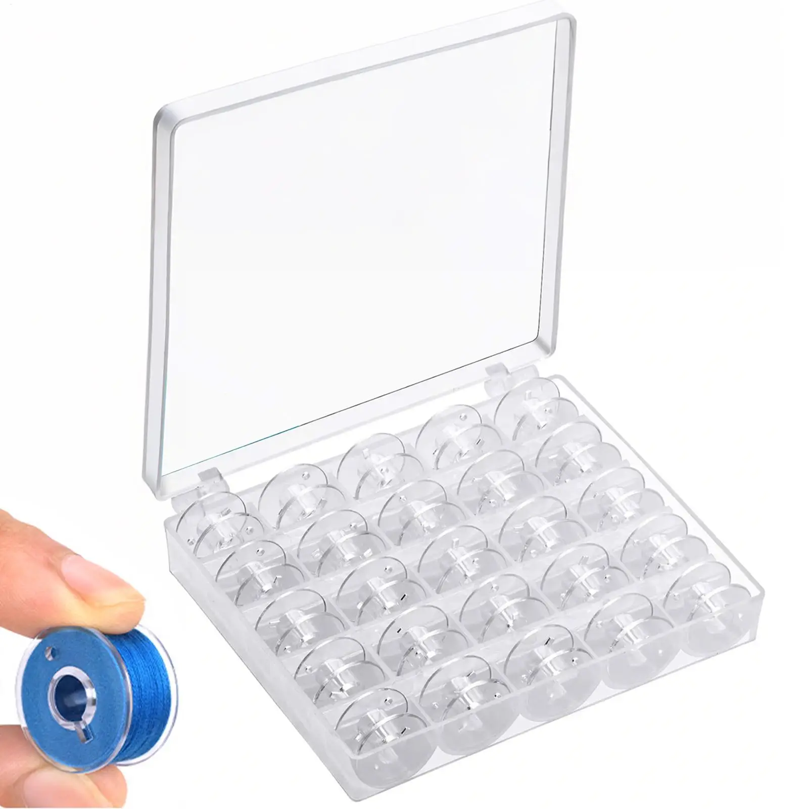 

Sewing Bobbins 25 Piece Sewing Machine Quilting Tools Class 15 Bobbins For Crafts Jewelry Adults Clothes Beads Cabinet