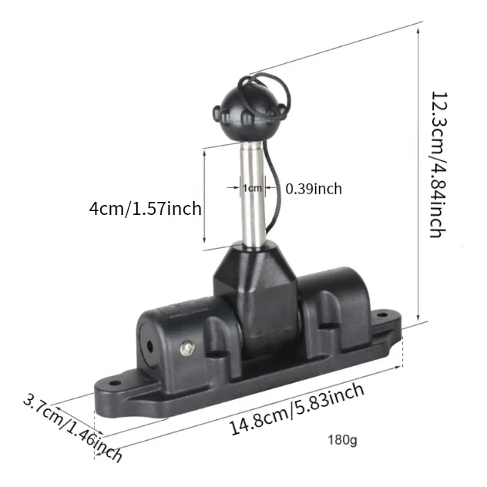 2 حزمة حامل مجذاف عالمي قفل مجداف دعم قارب طوف الزورق الملحقات #6