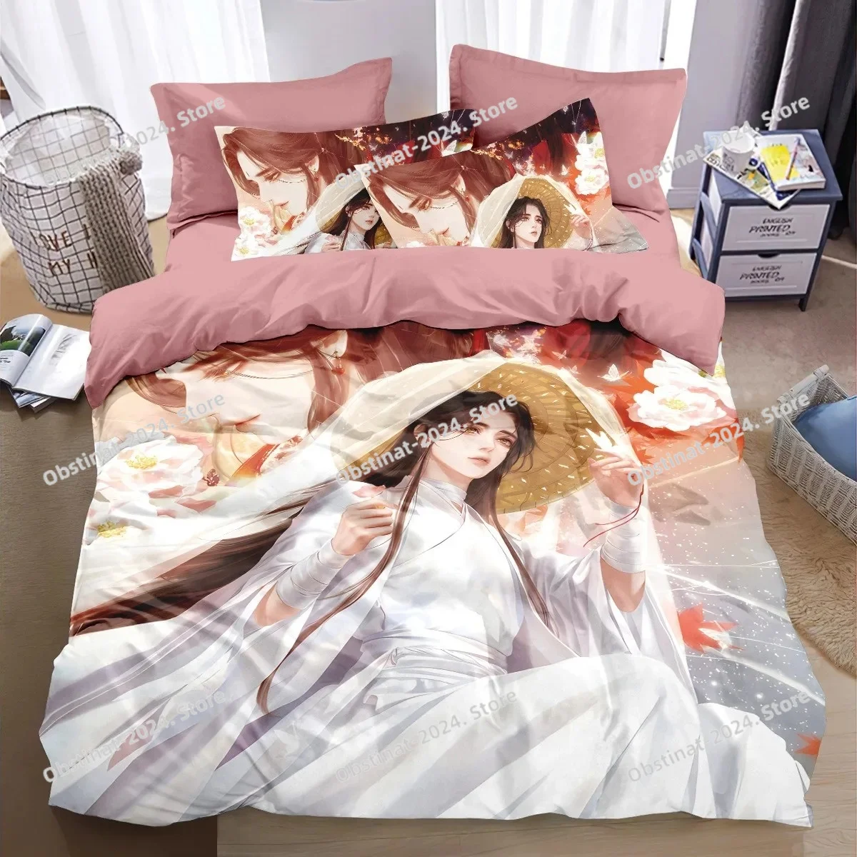 

Heaven official’s blessing Bedding Set,Heaven official’s blessing Duvet Cover Comfortable Bed Single Double Bed Full Size Anime