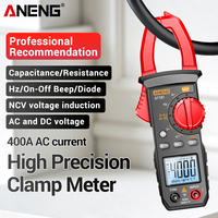 ANENG ST181 Smart Clamp Meter Multimeter Digital AC Current Voltage Tester 4000 Counts Amp Ammeter Hz Capacitance NCV Ohm Tools