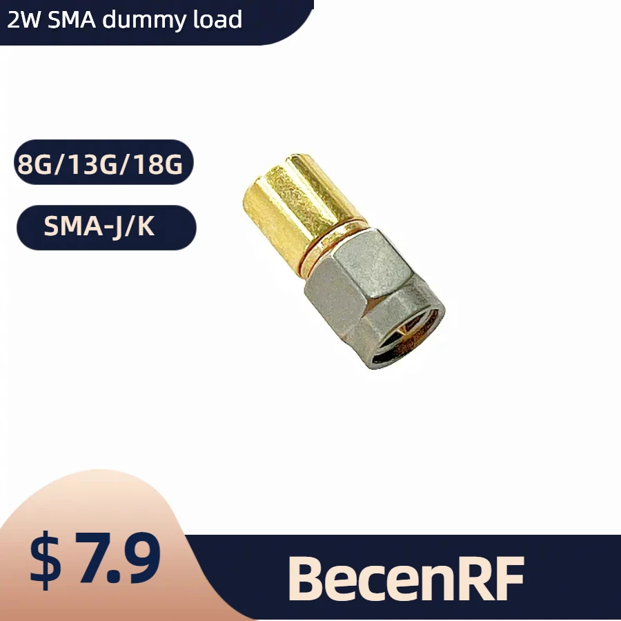 Free Shipping 1pcs DC-13GHz/18GHz 2W SMA Male Female RF dummy load 50ohm Coax Termination Load Connectors for ham radio