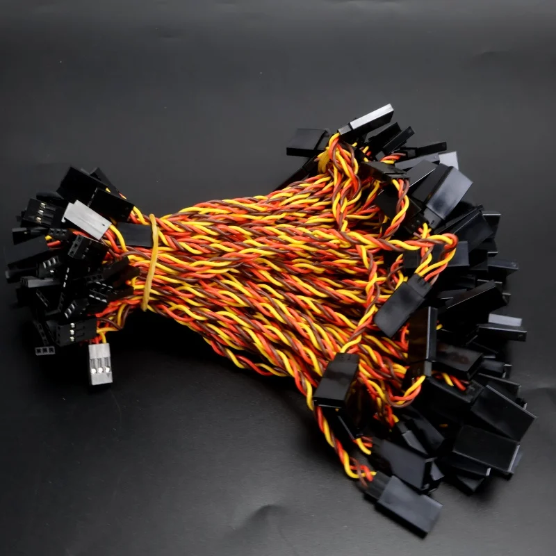 5 قطعة 10/15/20/30/50/100 سنتيمتر المضادة للتدخل سيرفو تمديد كابل 30 الأساسية ل Futaba و JR سيرفو هليكوبتر سيارة جزء لعبة #2