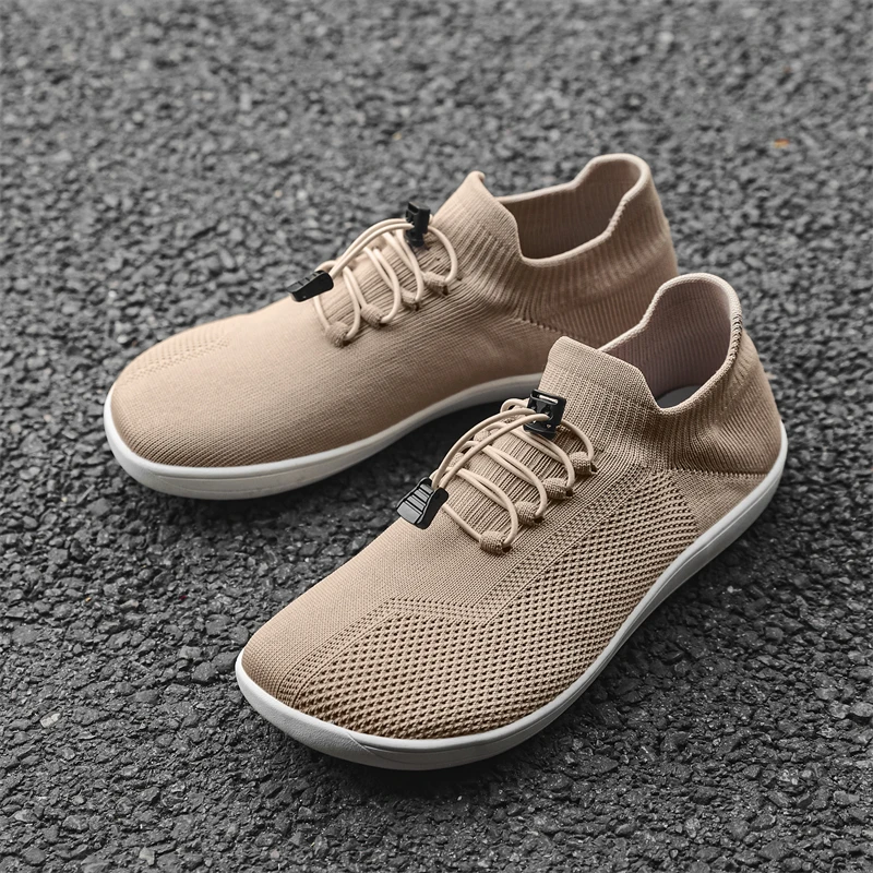 

Удобные мужские кроссовки с дышащей сеткой и широким носком, повседневная спортивная обувь, женская обувь босиком, пеший туризм, прогулка, тренажерный зал, минималистичная обувь
