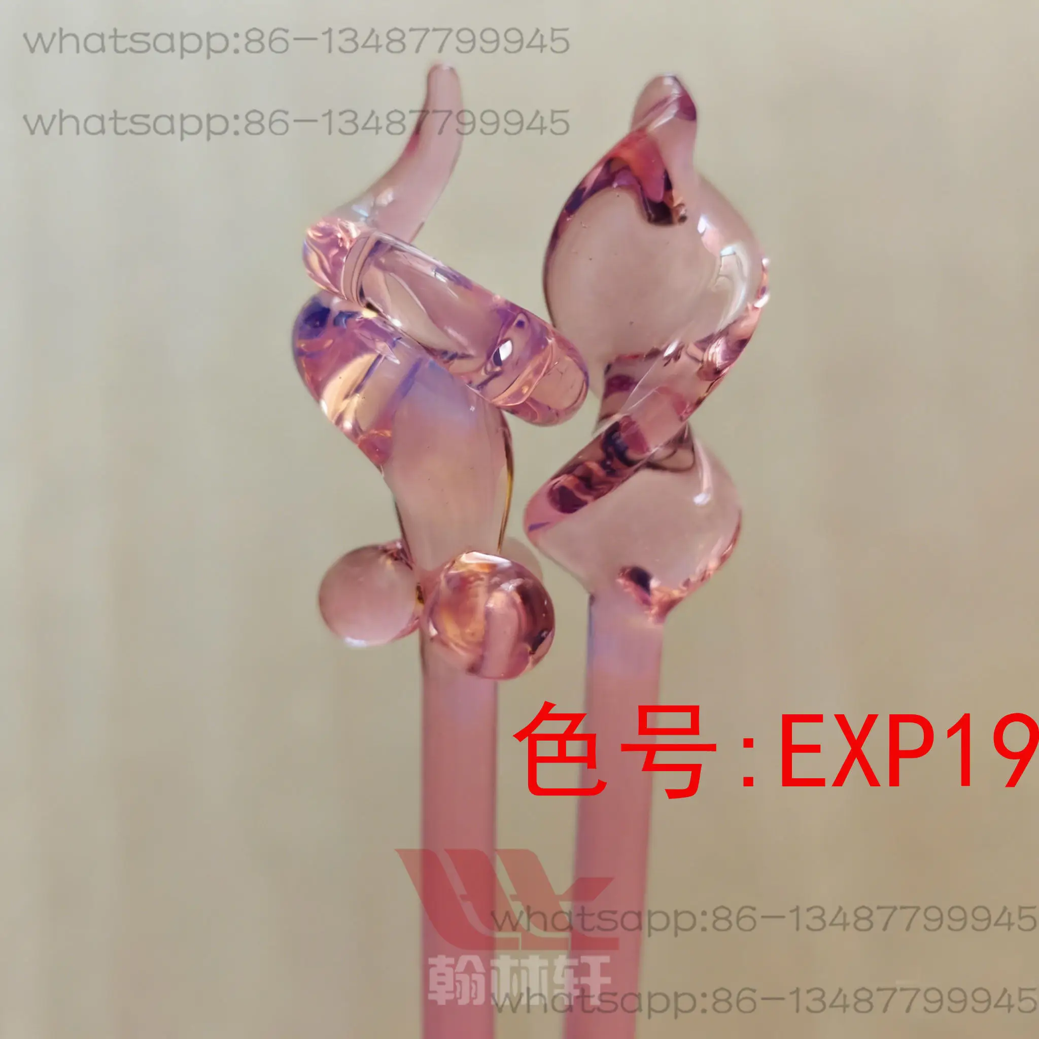 A.... ----exp19 Peach Girl Overweight Bubble Pink Protein Bar Burned Glass Color Material High Borosilicate Glass