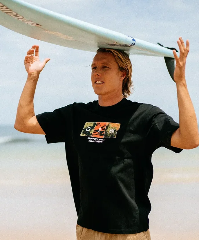 

Summer Outdoor Surfing Letter Print Men's T-shirt New Short-sleeved Sports Surfing Short-sleeved Fitness Short-sleeved T-shirt
