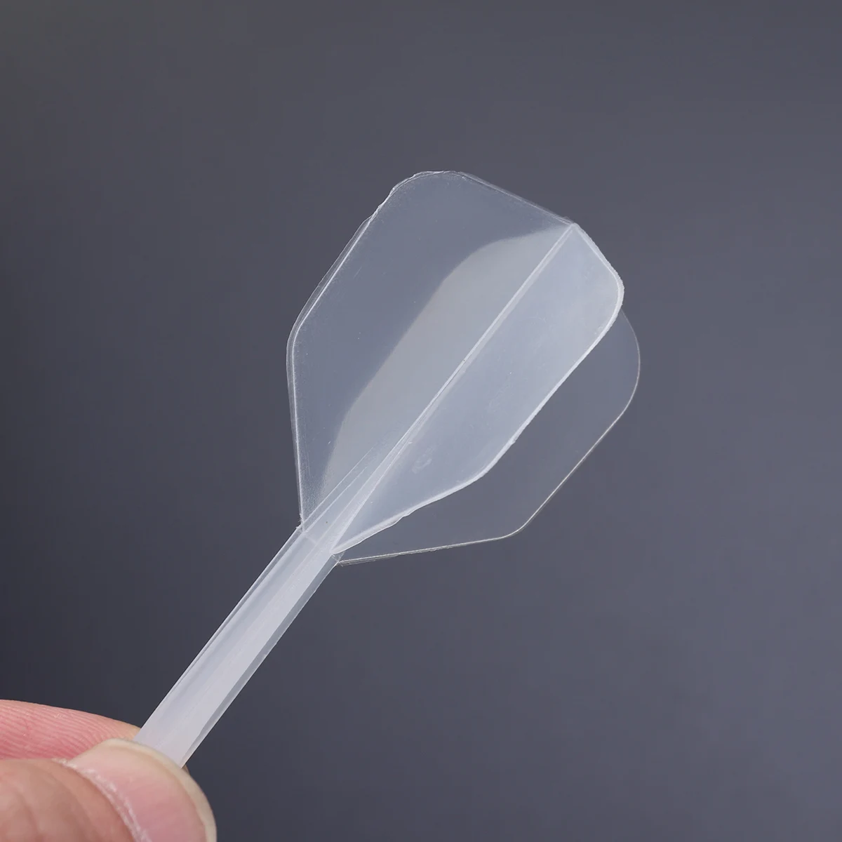 

4Pcs Transparent Dart Flights Plastic Fine Thread Tail Wings Lightweight Stable Accessories for Indoor Outdoor Sports
