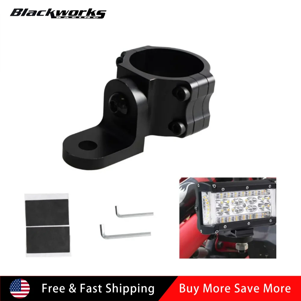 

UTV Whip Mount, Whip Light Mounting Bracket for RZR 900 1000 XP Pro Fits on 1.75" To 2" Rollbar Cage, 360° Rotating, 1 Pack